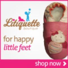 Mom, creator of Litiquette Boutique  where  you can find  lots of fun designs of top quality soft soled  leather baby and toddler shoes!