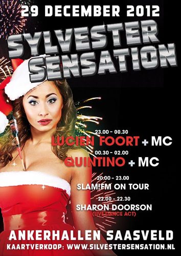 sylvestersaas's profile picture. 29 dec 2012

het feest van het jaar 

ankerhallen saasveld
don diablo
sharon doorson
lucien foort
slam fm on tour!!