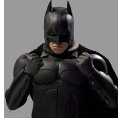 The Batman can't die. He feeds on evil like yours. I'm a Hero, I follow back.