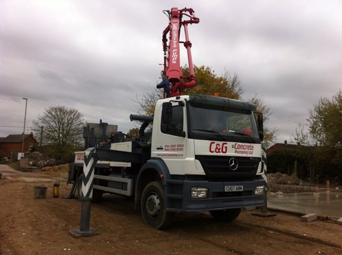 C&G Concrete Pumping Ltd Service Glos, Oxon, Berks, Wilts, Worcs, Avon, & many more areas.
