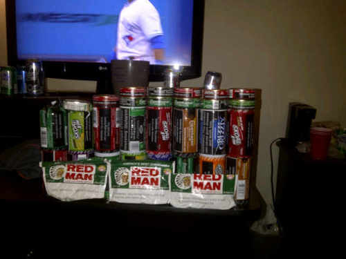 If you got room in your lip fill er with a dip. Baseball life