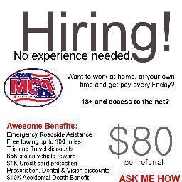 Nationwide job.Interested and wanna start email jmcguire4real@yahoo.com and ill explain.$80-1000 a week.Link under bio to sign up and better your income today !