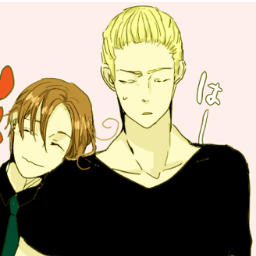 Guten Tag. I am Germany, or Ludwig. Sometimes I feel like i'm the only serious one-ITALIA! STOP EATING PASTA AND FINISH YOUR TRAINING [Germany RP-Any Pairing]