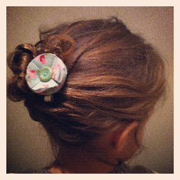 Handcrafted fabric children's hair accessories, room decorations and clothing. Unique fabric wedding flowers and bespoke wedding hair pieces.