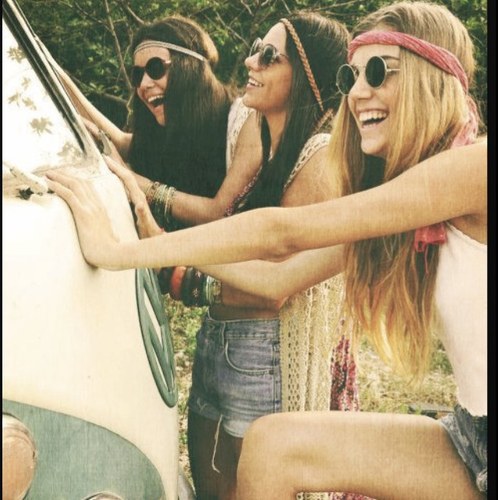i was born to be a hippie. to be a gypsy. Wherever i go, i go in my volkswagen bus.