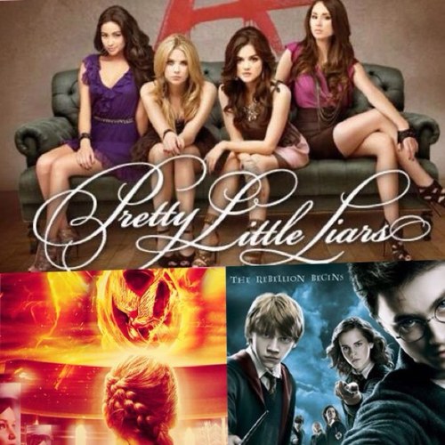 Amo PLL , THG y Harry Potter pero mi mayor idolo es Emma Watson 3 si tambien te gusta alguno sigueme :D doy followback