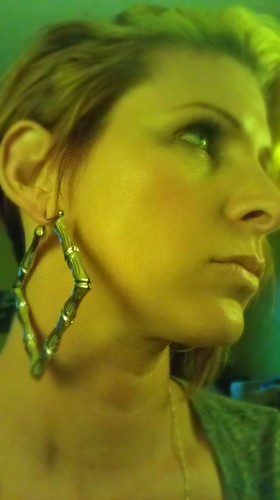 Bamboo earrings. At least 2 pair.