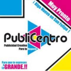 PubliCentro es una empresa Orgullosamente Sanfelipense de reciente creación que busca cubrir el creciente mercado para la rotulación digital