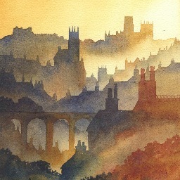 Painting the personality of the English landscape. Current exhibition: Romantic Folly: Paintings & Prints of Fountains Abbey, Fountains Abbey Mill till 14/8/19