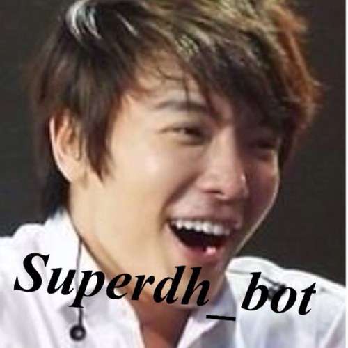 Hello~。SuperJunior LeeDonghaebot Not Real ~7/21~11/30 Good Bye~