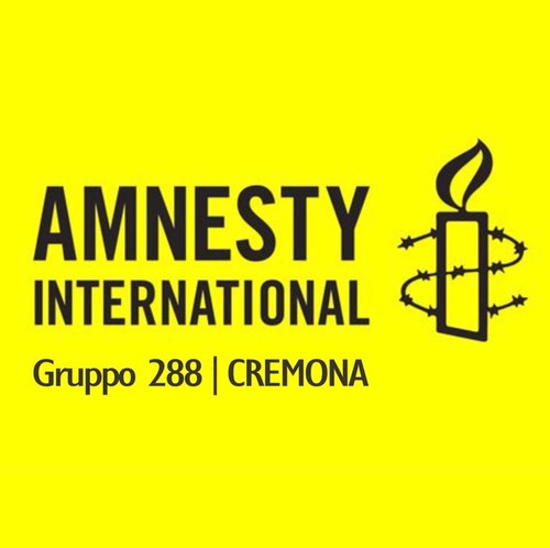 Gruppo 288 - Cremona della sezione italiana di Amnesty International, comunità internazionale per la difesa dei diritti umani, giá premio Nobel per la pace.