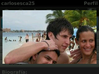 carlosesca25's profile picture. Estudiante de Ing. Industrial (UNET). Apasionado por el futbol! Partir tobillos es la especialidad de la casa!