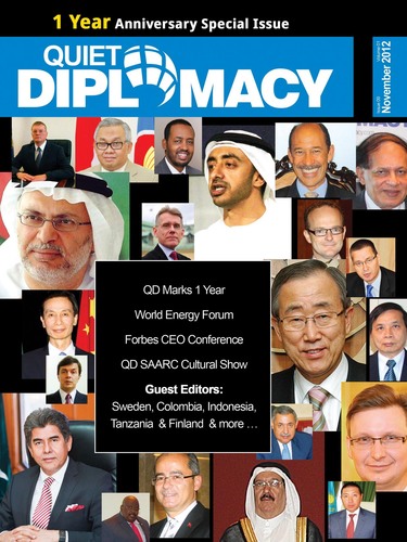 QDiplomacy's profile picture. Quiet Diplomacy is Middle East's first International affairs magazine from the heart of the Diplomatic community.