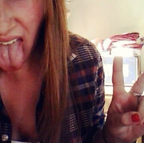 She's got her daddy's tongue and temper, sometimes her mouth could use a filter.. #BuiltFordTough☮ Follow my fittie! @Road_ToHealth