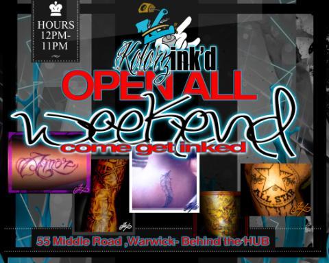 TATTOOS.                                               Tattoo Parties-Artwork-Custom Clothing-Shirts.                                  InkM.A.D.E.- ChampagneG