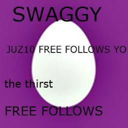 freejuz10follow's profile picture. yo this be ur boi justin rt for a free follow #swaggy