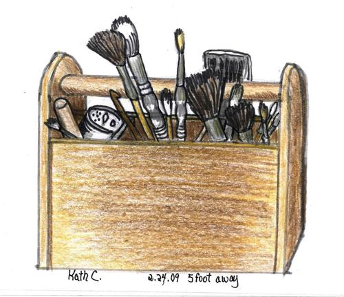 I've returned to art, after taking a 30 year hiatus being an antiques dealer.