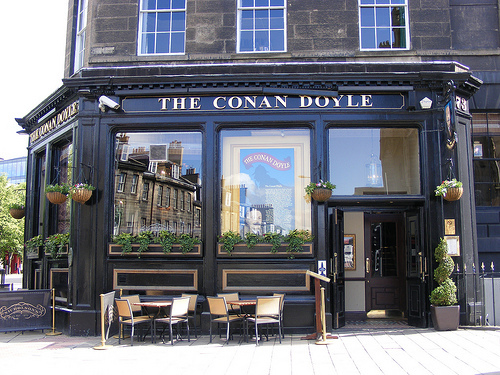 TheConanDoyle's profile picture. Step in to discover a traditional pub of unique character, revered for its eclectic range of real ales and its quality pub food.