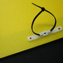 We make a unique clip to hold temporary signs made of twinflute. Call +44 (0)1296 586498 or see our web page. We invented this clip to solve the problem.