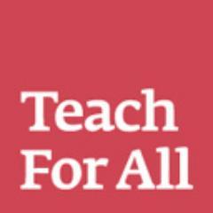 This account is no longer active. Please follow @TeachForAll for network updates, job opportunities, and more.