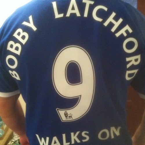 season ticket holder park end Everton fan crazy man