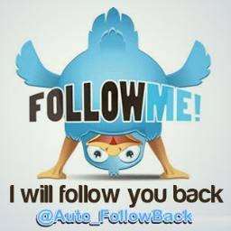 #FollowMe #IFollowYouBack. #TeamAutoFollow #TeamFollowBack