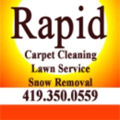 Rapid offers expert Carpet/Upholstery cleaning, Lawn Care, and Snow Removal services. 
*Same Day Service