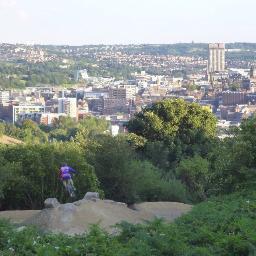 Parkwood Springs has a 2km dedicated mountain bike trail on the edge of Sheffields City Centre