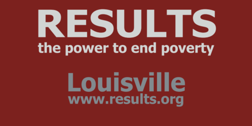 RESULTSville's profile picture. RESULTS Louisville: local chapter of international org RESULTS, addressing global/domestic issues related to hunger; poverty; health, education & more.