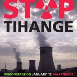 Demonstration Maastricht 12 January 2013 for closing Nuclear Power Plant Tihange