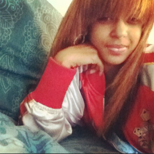 Lay'lah Keeper Speedy's Girlfriend I look better by myself, SMALL circle.