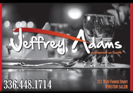 Succulent steaks to hearty salads, Jeffrey Adams is your place for a quiet dinner for two or an evening event!
