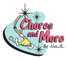 Chores and More by Heidi is a home management cleaning service (Residential & Businesses) based in Shakopee, MN; also serving surrounding areas.