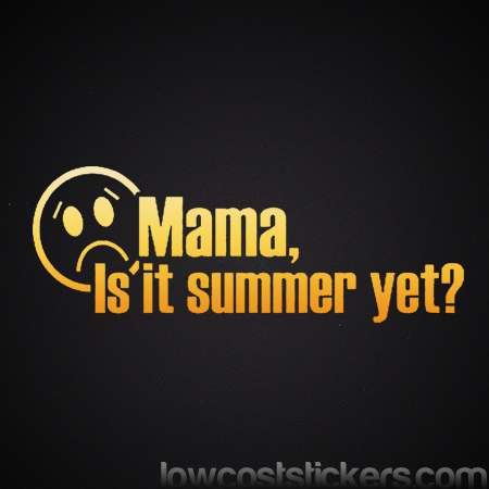 TellMeWhenItIs's profile picture. Summer.