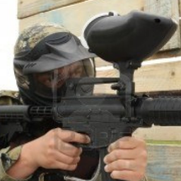 Paintball outside of Atlantic City, New Jersey