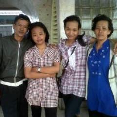 being an English teacher plus living happily with my best mom, daddy, younger sister, and my spouse is  one side of my life.