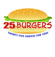25burgers's profile picture. 25 varieties of burgers. 25 Choices For You!