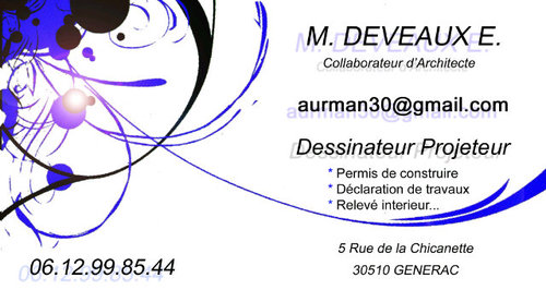 Dessinateur Projeteur en Bâtiment depuis 20ans
Auto-entrepreneur