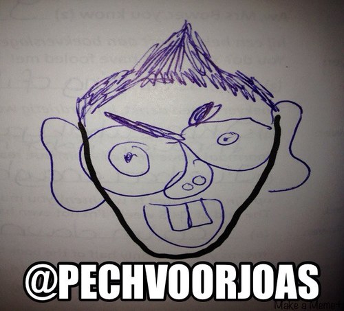 Pech voor Joas, broertje van Badluck Brian.