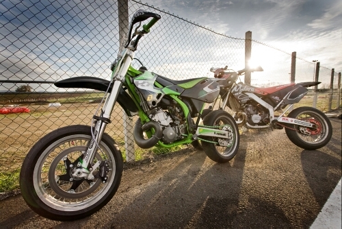 Real men ride horses. In the absence of a horse, real men ride dirt bikes, just like Stringfellow Hawke. The end.