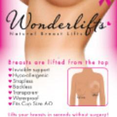 Wonderlifts are a revolutionary concept which allow you to go completely braless. For press enquiries contact @sarahgoldenfrog