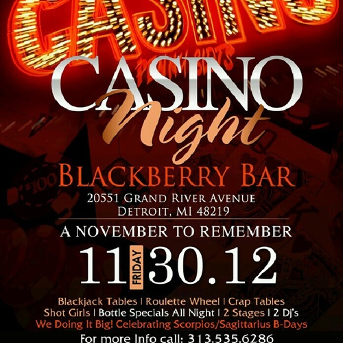 #DETROITS BLACKBERRY BAR AND GRILL LOCATED ON 20551 W.GRAND RIVER ...GET THERE NOW FOR GOOD #FOOD AND #DRINKS