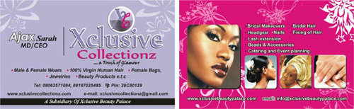 100% Virgin Human Hair,  Male and Female Wears, Female Bags, Jewelries, Beauty Products and many more.