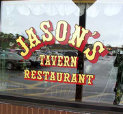 Jason's Tavern in Patriot Square, South Dennis, MA  is a great place to take the family out for dinner or meet friends after work for cocktails.