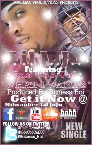 UPCOMING MILWAUKEE ARTIST, **MY NEW SINGLE- WHAT I WANT 2 -FEATURING COO COO CAL- OUT NOW**