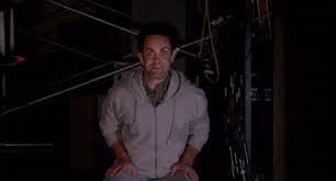 Donnie: Why are you wearing that stupid bunny suit? 
Frank: Why are you wearing that stupid man suit?