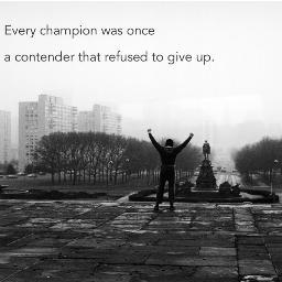 It's not about how hard you can hit, its about how hard you can get hit and keep moving forward because you,me or nobody will hit as hard as life