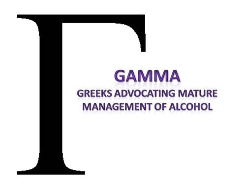 GAMMA is an organization that strives for the betterment of the Greek community on Truman State University’s campus.