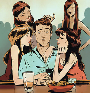 Great Debater Syndrome. When male debaters get all the women because their bid count is oh so sexy.