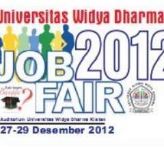 Sapa bilang nyari kerja susah? Ikuti JobFair UNWIDHA 2012 | 27-29 Des '12 | 08.00-16.00WIB | Auditorium Unwidha